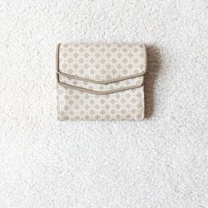 VTG beige print wallet